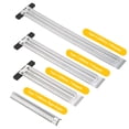 thumbnail image 2 of Yeacher Stainless Steel Marking Line Ruler T-shaped Hole/Right Angle Scribing Ruler Carpenter Woodworking Measuring Tool, 2 of 8