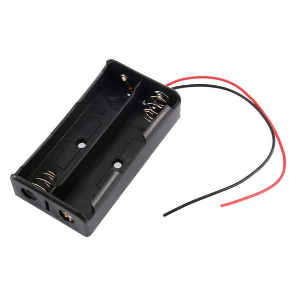 Slot Battery Holder,Plastic Battery Holder Storage Battery Box Wire Lead Battery Case Holder Exceptional Value