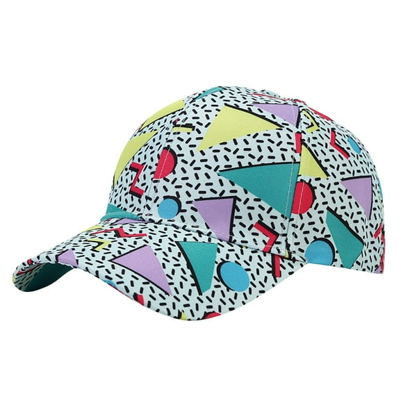 Unisex Graffiti Baseball Cap Versatile Outdoor Sports Sun Protection Sun Hat E-49 Green