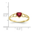 thumbnail image 5 of 10K Yellow Gold Ring Band Only Birthstone Mounting, Size 7, 5 of 5
