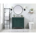 thumbnail image 6 of 36 inch single bathroom vanity in green, 6 of 8