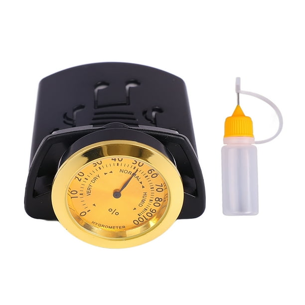 Humidificador higrómetro para guitarra acústica, higrómetro humidificador para guitarra acústica Humidificador para guitarra Accesorios para guitarra Artesanía superior