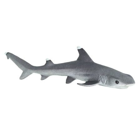 Safari Ltd. Whitetip Reef Shark Figurine - Lifelike 4.75" Model Figure - Educational Toy for Boys, Girls, and Kids Ages 3 