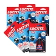 thumbnail image 3 of Loctite Super Glue Ultra Liquid Control, Clear, 0.14 fl oz Bottle, 6 Pack - Superglue for Plastic, Wood, Metal, Crafts & Repair, Cyanoacrylate Adhesive Instant Glue, Quick Dry, 3 of 5