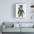 thumbnail image 3 of Fab Funky 'Penguin Skis Book Print' Canvas Art, 3 of 3