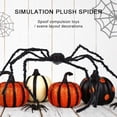 thumbnail image 2 of 50inch Giant Halloween Spider Motion Voice Activated, Large Light Music Up Spider with Web Realistic Fake Spider Electronic Scary Halloween Decorations Props Indoor Outdoor Yard, 2 of 6
