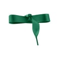 thumbnail image 4 of INSPIRE CHIC 1 Pair Colorful Ribbon Satin Silky Flat Wide Shoelaces Shoestrings for Sneakers Dark Green 120cm/47.24", 4 of 4