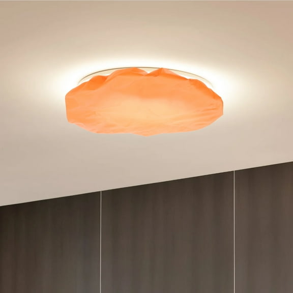DINHEAROM Lampshade Diffuser Coffee Peva for Ceiling Light Cover in Living Rooms 1Pcs 21.7In