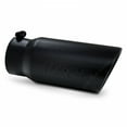 thumbnail image 2 of MBRP T5075 5" Inlet 6" Outlet 12" Length Angled Car Exhaust Tip, Black, 2 of 4