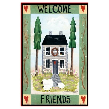 - Toland Home Garden Cottage Welcome Flag