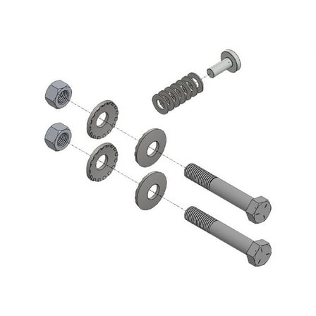 Blue Ox BXW4065 2 Point Hitch Hardware Kit