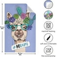 thumbnail image 5 of Funny Llama Cactus Flower Kitchen Dish Towels Set of 1, Summer Washable Tea Towels Dishcloths Lint-Free 18x28 Inch Fast Drying for Kitchen Restaurant Bar Clean, 5 of 7