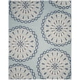 thumbnail image 2 of Safavieh Courtyard Summer Geometric Indoor/Outdoor Area Rug, Aqua/Beige, 8' x 10', 2 of 6