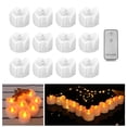 thumbnail image 1 of LED Electric Tea Candles, Warm White Lighting Halloween Fake Candles Plastic  For Christmas, 1 of 8