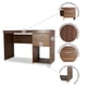 thumbnail image 5 of Escritorio Secretarial Mundo In Malta Roble con 2 Cajones, 5 of 8