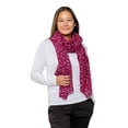 thumbnail image 2 of Insect Shield Wildflower Versatile Scarf Wrap for Insect & Bug Protection, Berry, One Size, 2 of 4