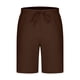 thumbnail image 4 of Mens Casual Pantalones Cortos Bolsillo Sólido Elástico Cintura Recta Medio Pantalones Cortos, Pantalones Deportivos para Al Aire Libre Y Diario, 4 of 9
