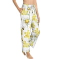 thumbnail image 2 of Xecao Sweet Honey Women's Straight Lounge Pajama Pants: The Epitome of Relaxed Sleepwear, 2 of 9