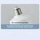 thumbnail image 2 of Yuarrent ABS Control de ventilador inalámbrico velocidades del viento bombilla de ventilador doméstico ventiladores de refrigeración Electrodomésticos blanco, 2 of 6