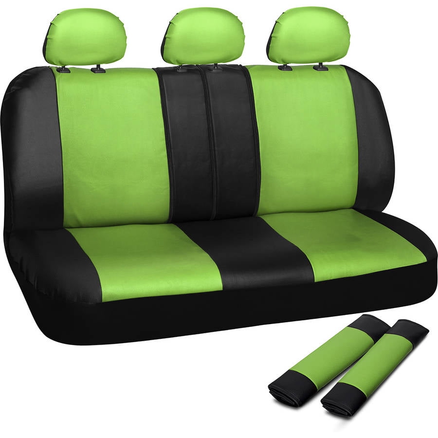 Oxgord 17 Piece Set Faux Leather Auto Seat Covers Airbag Oxgord 17 Piece Set Faux Leather Auto Seat Covers Airbag Compatible 50 Or 60 40 Rear Split Bench Universal Fit For Car Truck Suv
