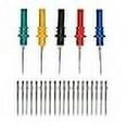thumbnail image 3 of Probes Pin Kit, 5 Pieces Probes and 20 Pieces Replacement Needles Automotive Test Kit, 37mm, Insulation Piercing Needle Pin Test Probes for Car Tester Red/Black/Blue/Green/Yellow, 3 of 4