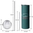 thumbnail image 5 of Football City Tumbler Cup with Lid and Straws, Football Fans Gifts Football Skinny Travel Mug Tumbler Cup for Men Women, 20oz, 5 of 6