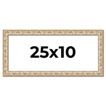 25x10 Frame White Real Wood Picture Frame Width 1.5 inches | Interior Frame Depth 0.5 inches |