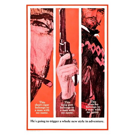 Art.com A Fistful of Dollars (aka Per Un Pugno Di Dollari) Art Print, 12" x 18"