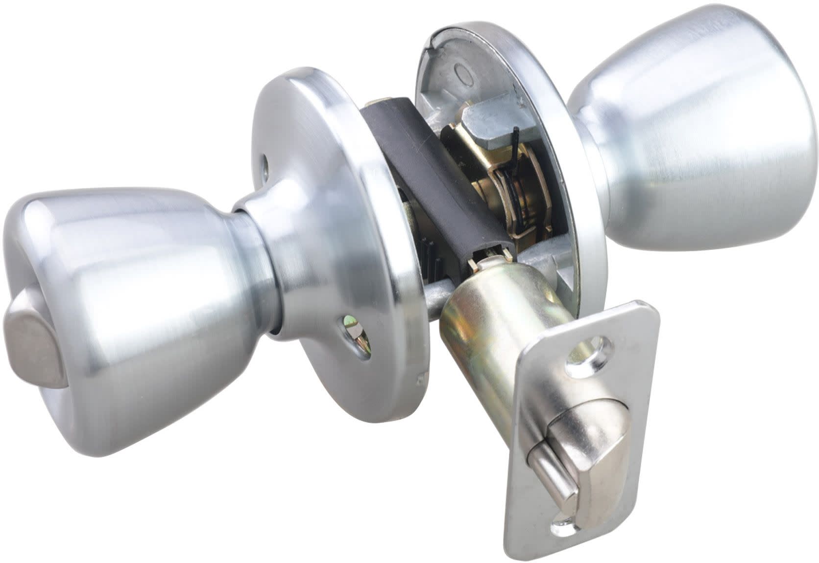 Miseno MLK1010SC Buchanan Tulip Single Cylinder Keyed Entry Door Knob Set - Chrome
