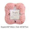 thumbnail image 2 of Bamboohart Faux Fur Throw  Puffy Soft and Plush Shaggy Fall Throw Blankets for Bed Long Fur Solid Reversible Warm Cozy puffy  for Sofa Couch as Gift Home Decor, 2 of 9