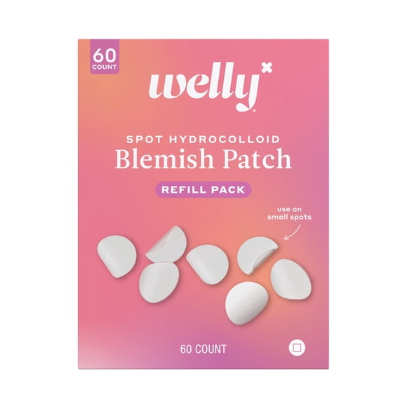 Bandages Welly Face Saver, hidrocoloide, para acné e imperfecciones, 60 unidades