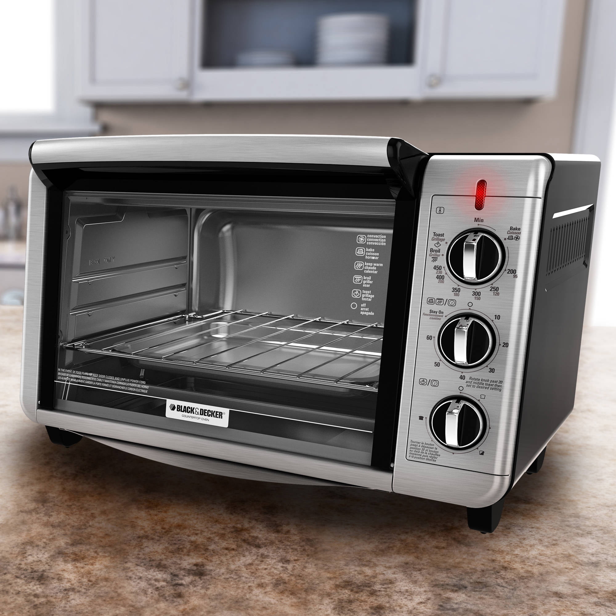 Black Decker 6 Slice Countertop Convection Oven To3230sbd