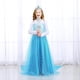 thumbnail image 5 of Disfraz de Princesa para Niñas, Vestido de Princesa con Peluca, Corona, Cetro, Guantes y Accesorios para Fiesta de Cumpleaños, Cosplay de Halloween, Carnaval de Navidad (Talla: 140cm), 5 of 7