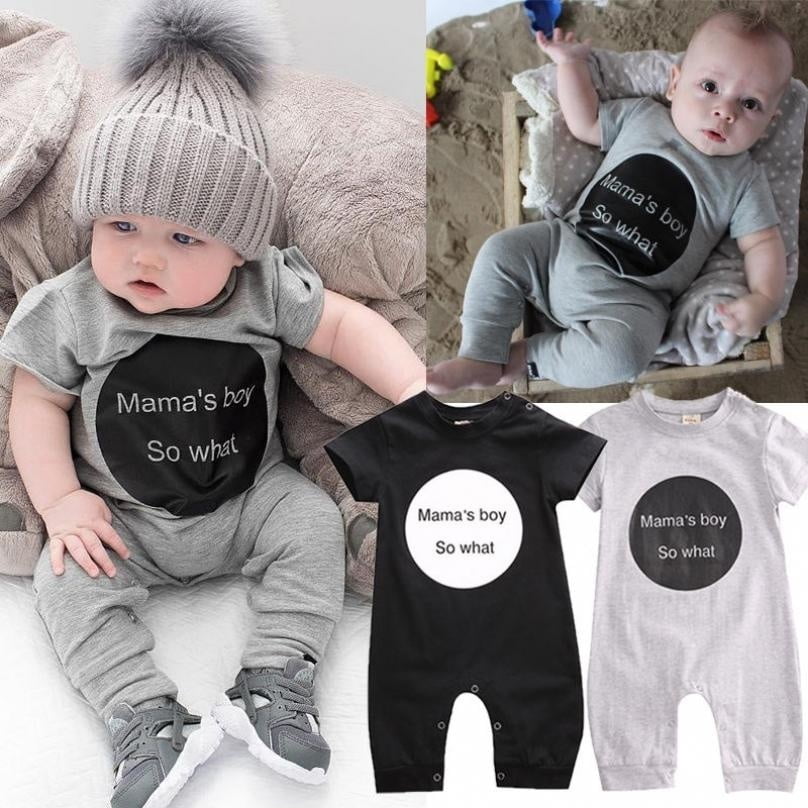 Bebe Nouveau Ne Fille Body Mama 39 S Garcon Romper Combinaison Tenues Vetements Walmart