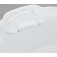 thumbnail image 5 of Soro Essentials- 10 Gallon Plastic Round Trash Can Lid White Color- Fits 10 Gallon Can Outdoor Waste Container Garbage Bin for Kitchen Home Hotel Garage Bathroom Outdoor Driveway, 5 of 5