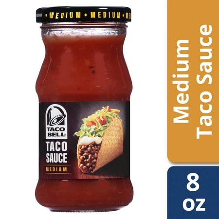(3 Pack) Taco Bell Taco Medium Sauce, 8 oz Bottle