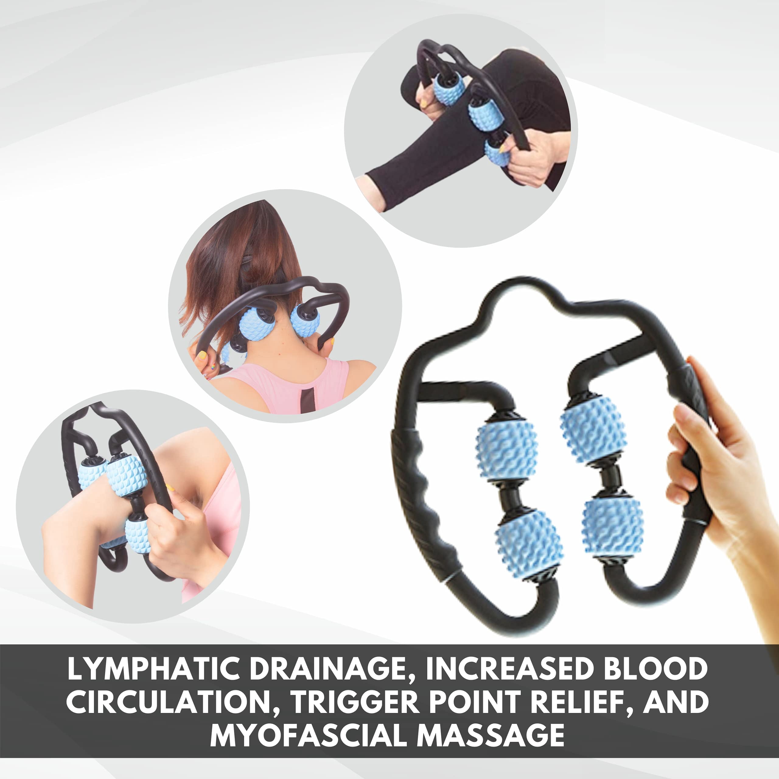 Roller  Trigger Point Foam For Arms Shin Splints Massage Tool To Stiffness And Tight Cellulite Deep Tissue Massaging