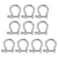 thumbnail image 1 of Lishi Stainless Steel U-Shaped Bow Shackle D Anchor Load - 10Pcs (M5), 1 of 20