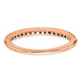 thumbnail image 5 of 14K Rose Gold Ring Band Wedding Diamond, Lab Grown Round White, 5 of 6