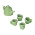 thumbnail image 4 of Miniature Ceramic Tea Cup Set, Dollhouse Tea Cup Set Decoration Simulation Traditional Design 1:12  For 1:12 Doll, 4 of 8