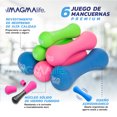 thumbnail image 4 of Kit De Mancuernas Con Soporte, 6 Pesas Para Ejercicio (12 Kg 26 Lbs) Magma Life SMANC02, 4 of 7