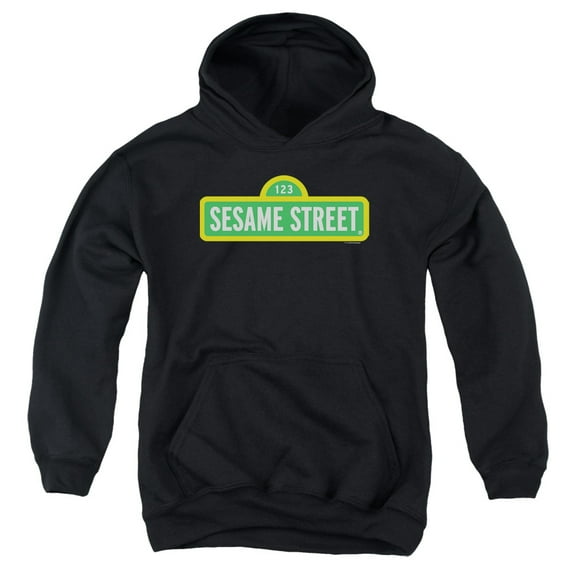 Sesame Street - Logo - Youth Hooded Sweatshirt - Large