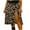 Multicolour, variant on Wangsaura Ladies Summer Leopard Print/Floral Print High Waist Skirt