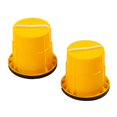 thumbnail image 2 of Baoblaze 2 Pieces Balancing Stilts Balancing Toy Walking Stilts for Girls Kids Garden yellow, 2 of 8
