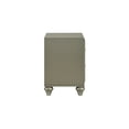 thumbnail image 4 of New Classic Furniture Lumina Wood 2-Drawer Nightstand in Silver Gray, 4 of 8