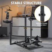 Marada Flight Simulator Cockpit Racing Steering Stand Adjustable Fit for Thrustmaster HOTAS Warthog