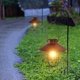 thumbnail image 3 of Luces solares colgantes con gancho de pastor, metal para jardín al aire libre, 3 of 4