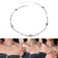 thumbnail image 2 of Necvior Fashion Trend Light Luxury Niche Sense Collarbone Chain Temperament Simple Cold Wind Five-pointed Star Necklace, 2 of 13