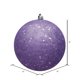 thumbnail image 2 of Adorno Vickerman con forma de bola de lentejuelas color lavanda, paquete de 4 unidades, 15 cm, 2 of 4