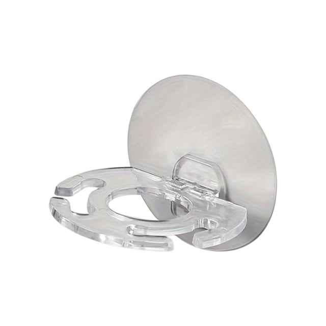 Clear No Drill Adhesive Wall Mount Toothbrush Holder For Bathroom Razor Toothpaste Storage Waterproof Plastic Organizer Space Saving Bracket #411u2